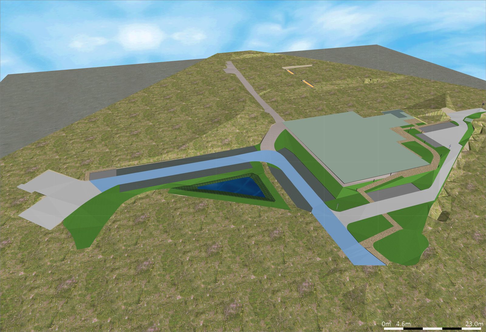 Projet VRD - aménagement voirie aux abords du centre de tennis et du club house rugby