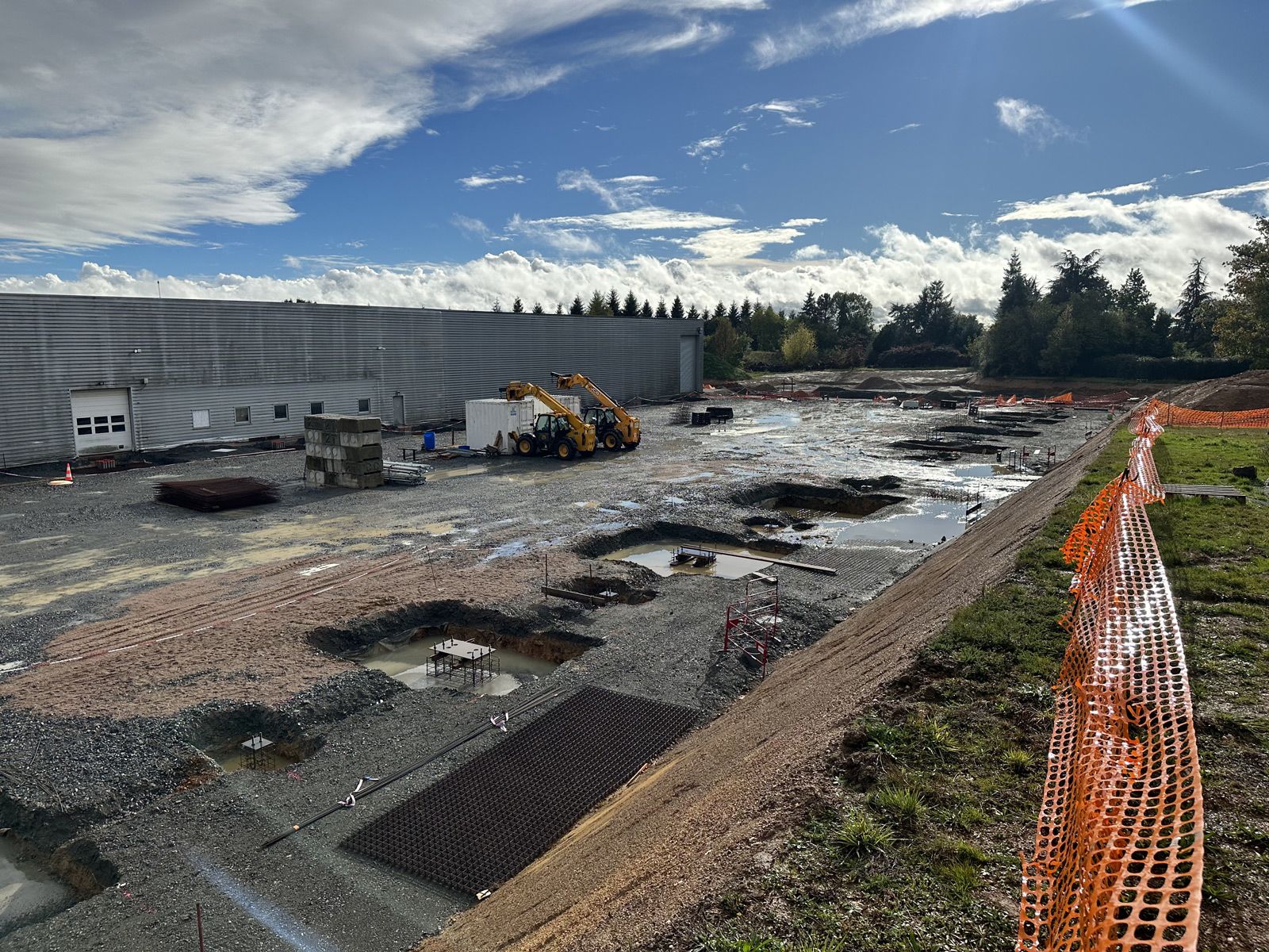 Projet industriel VRD - extension voirie PL & bâtiment logistique